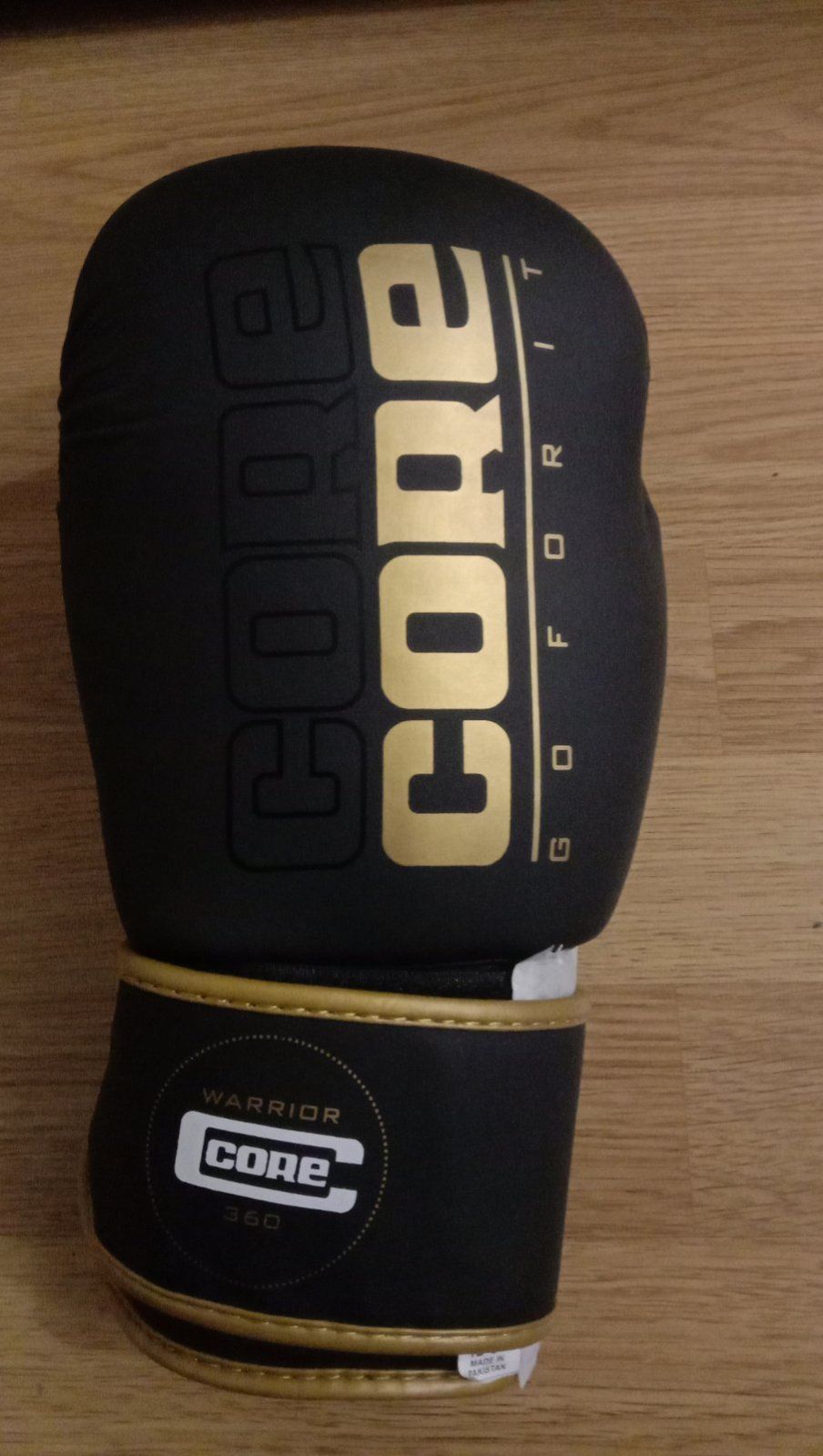 Перчатки боксерские для бокса 10 унций на липучке CORE кожа PU