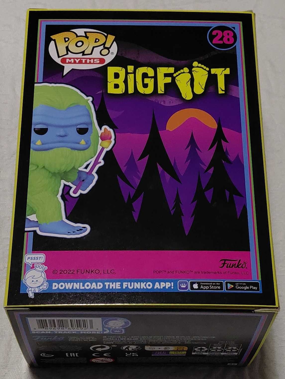 funko pop Myths 28 Bigfoot Funko H.Q. Exclusive