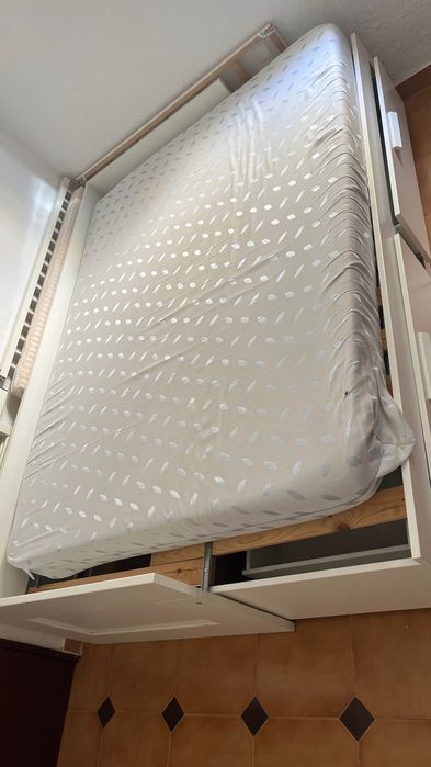 Cama Premium com extensão + colchão