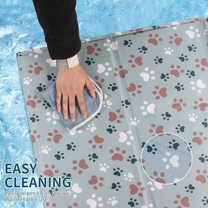 Mata chłodząca dla psa kota żelowa 60 x 90 cm