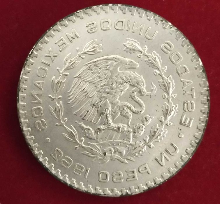 1 peso Meksykańskie Stany Zjednoczone Ag