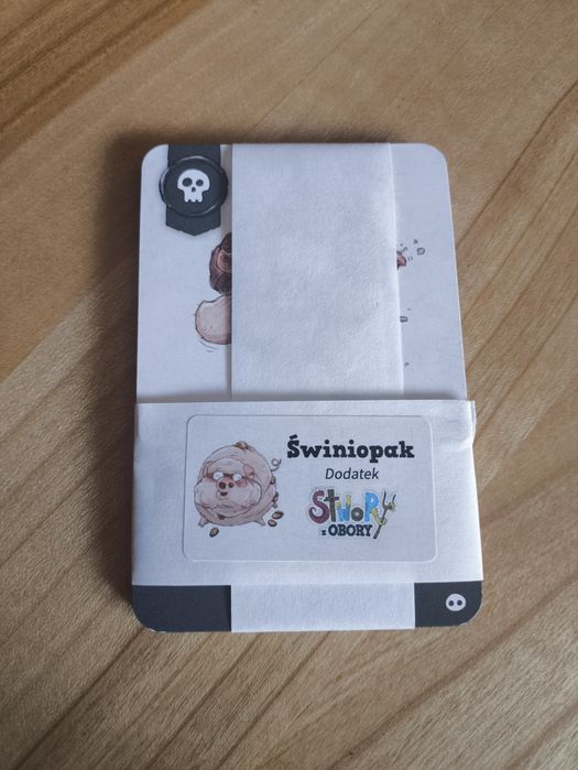 Świniopak stwory z obory karty kolekcjonerskie do gry