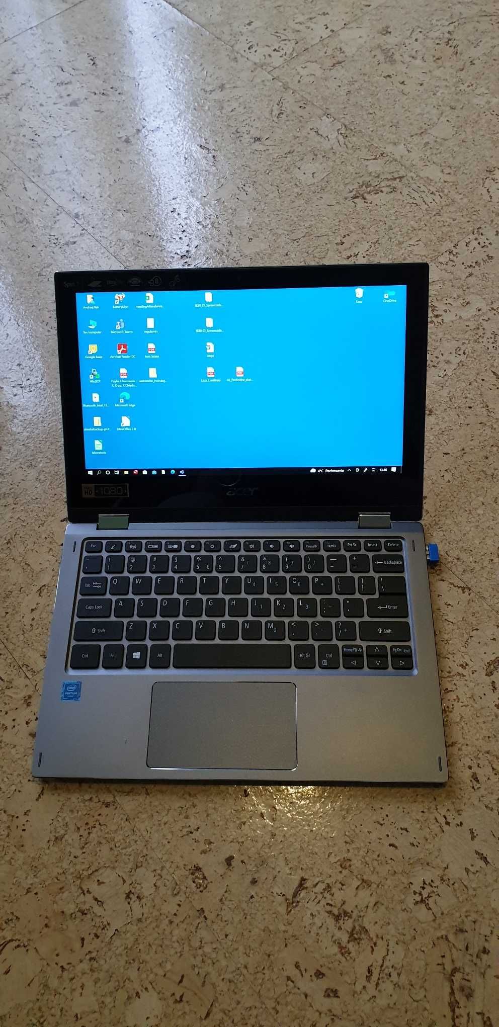 Laptop Acer Spin 1 N4200/4GB/64/Win10 IPS FHD