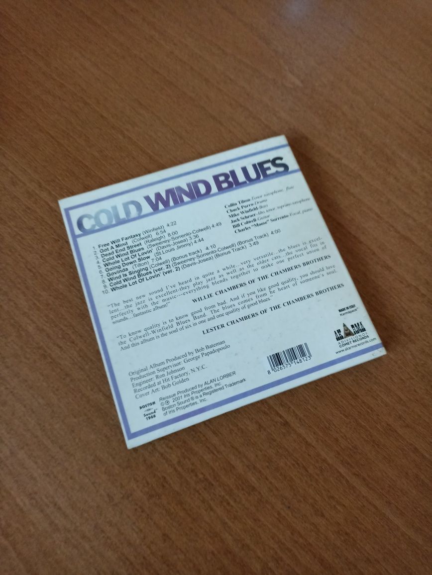 Colwell - Winifield Blues Band Cold wind blues cd
