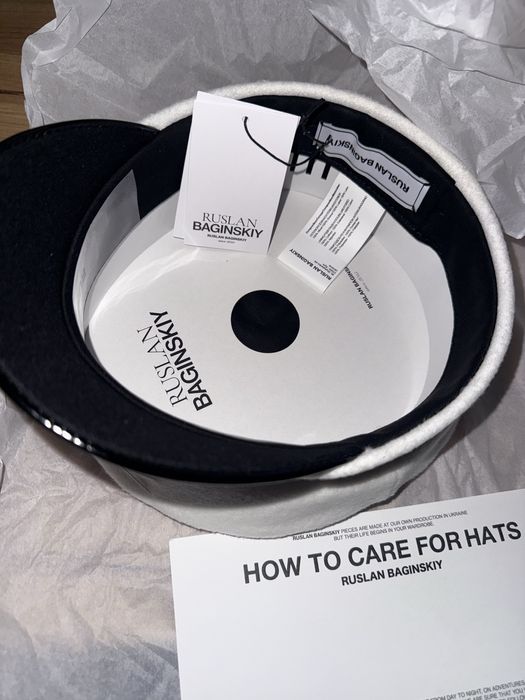 Ruslan Baginskiy кепи белая L размер