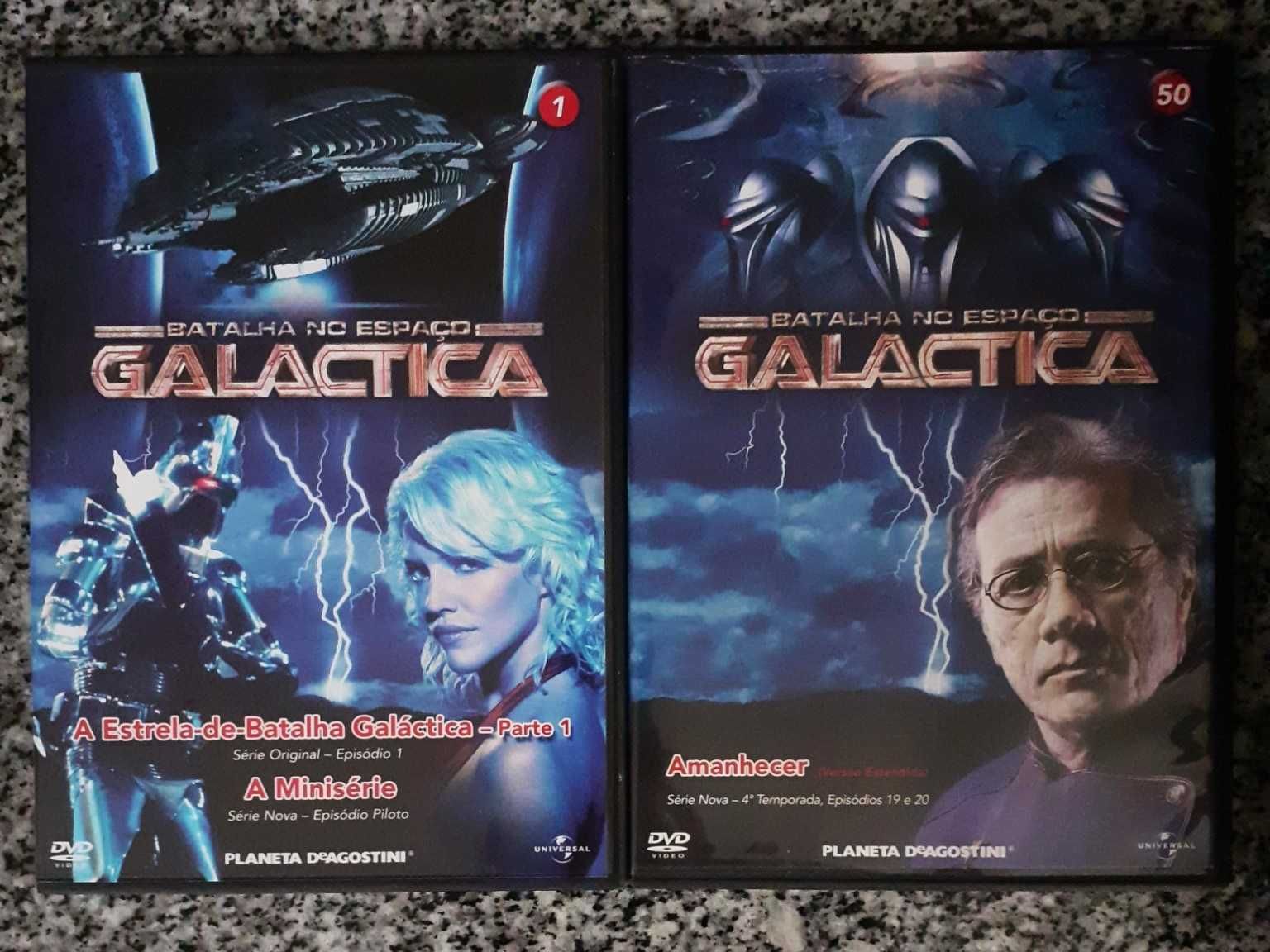 Galáctica - Batalha No Espaço - 50 DVDs - Raros - Muito Bom Estado