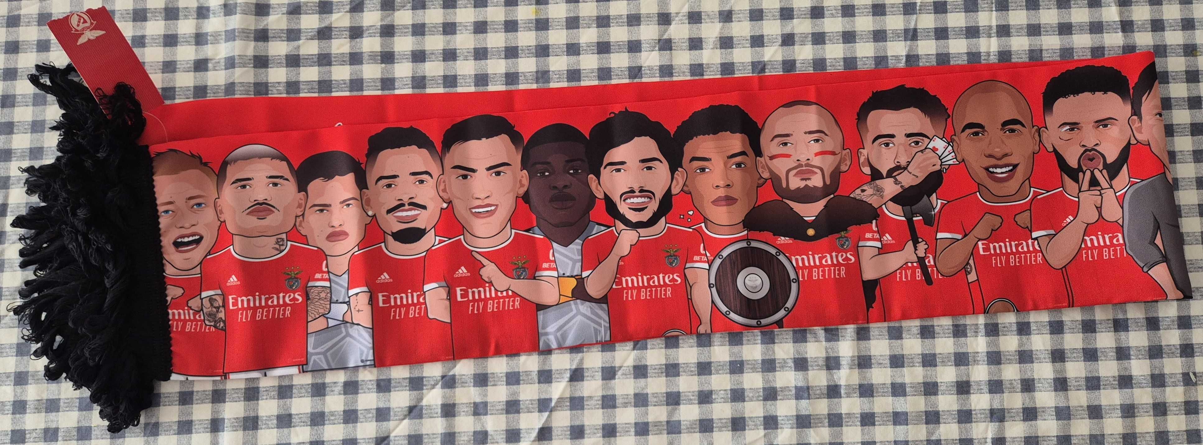 Cachecol sublimado do Benfica Campeões
