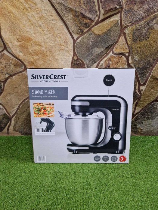 Міксер тістоміс Silver Crest SKM 600 A1 Black тестомес