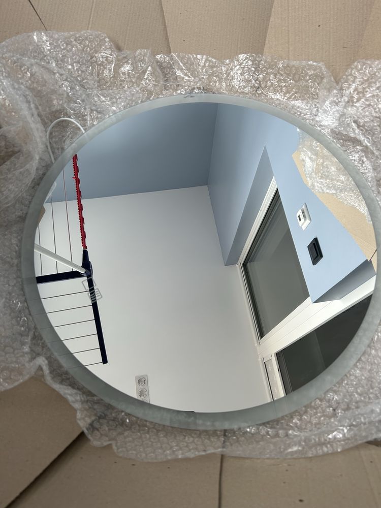 Дзеркало TORINA з LED-підсвіткою 60х60 + сенсорне керування + підігрів