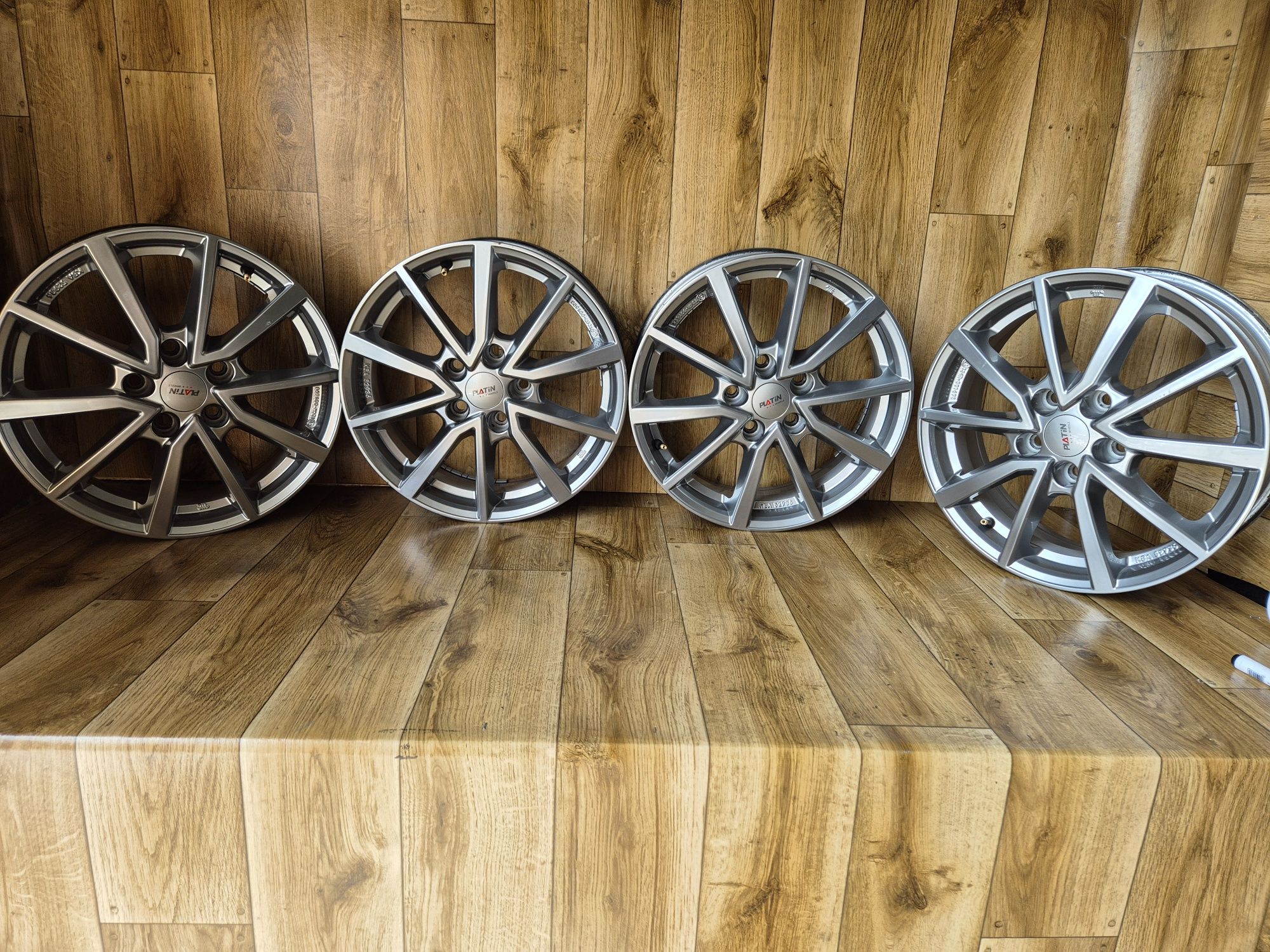 Alufelgi Platin 16 cali 5x112 et43 6j stan bdb Audi VW Seat skoda