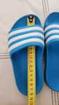 Klapki adidas chlopiec 10K niebieskie