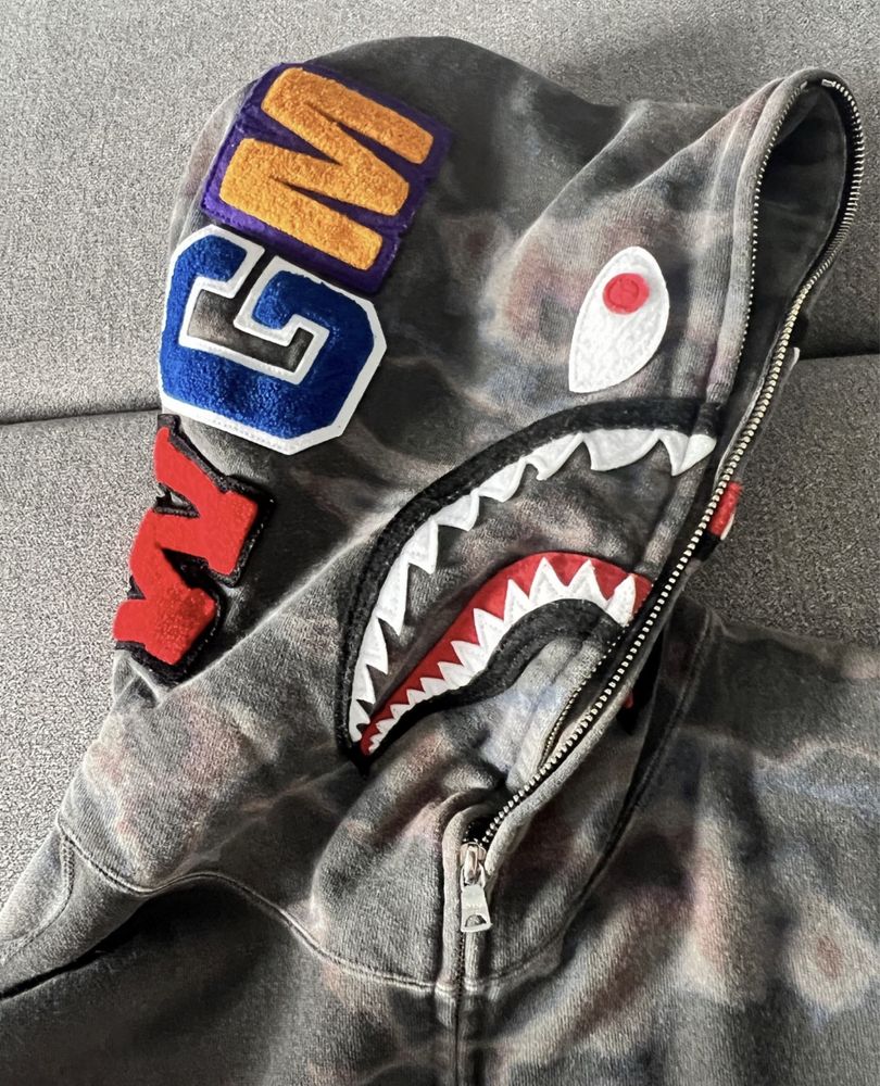 Зип худо bape camo оригинал