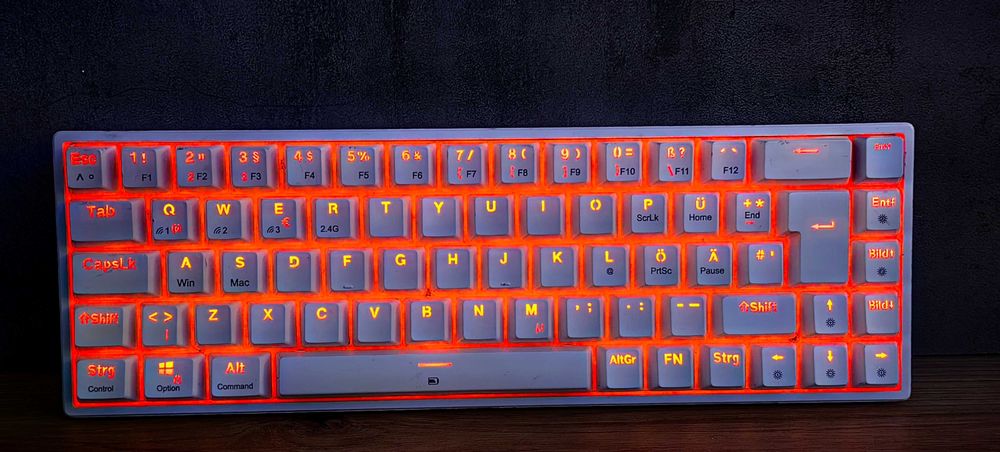 Klawiatura Mechaniczna TECURS KB510 Biała RGB