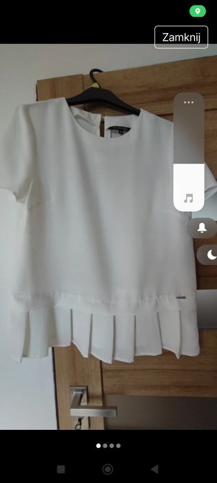 Bluzka elegancka biala Top Secret