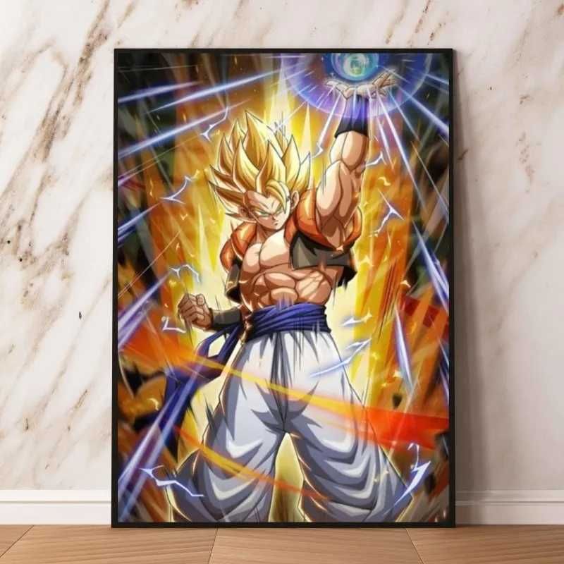 Плакат постер принт на холсте из аниме Драконий жемчуг Dragon Ball