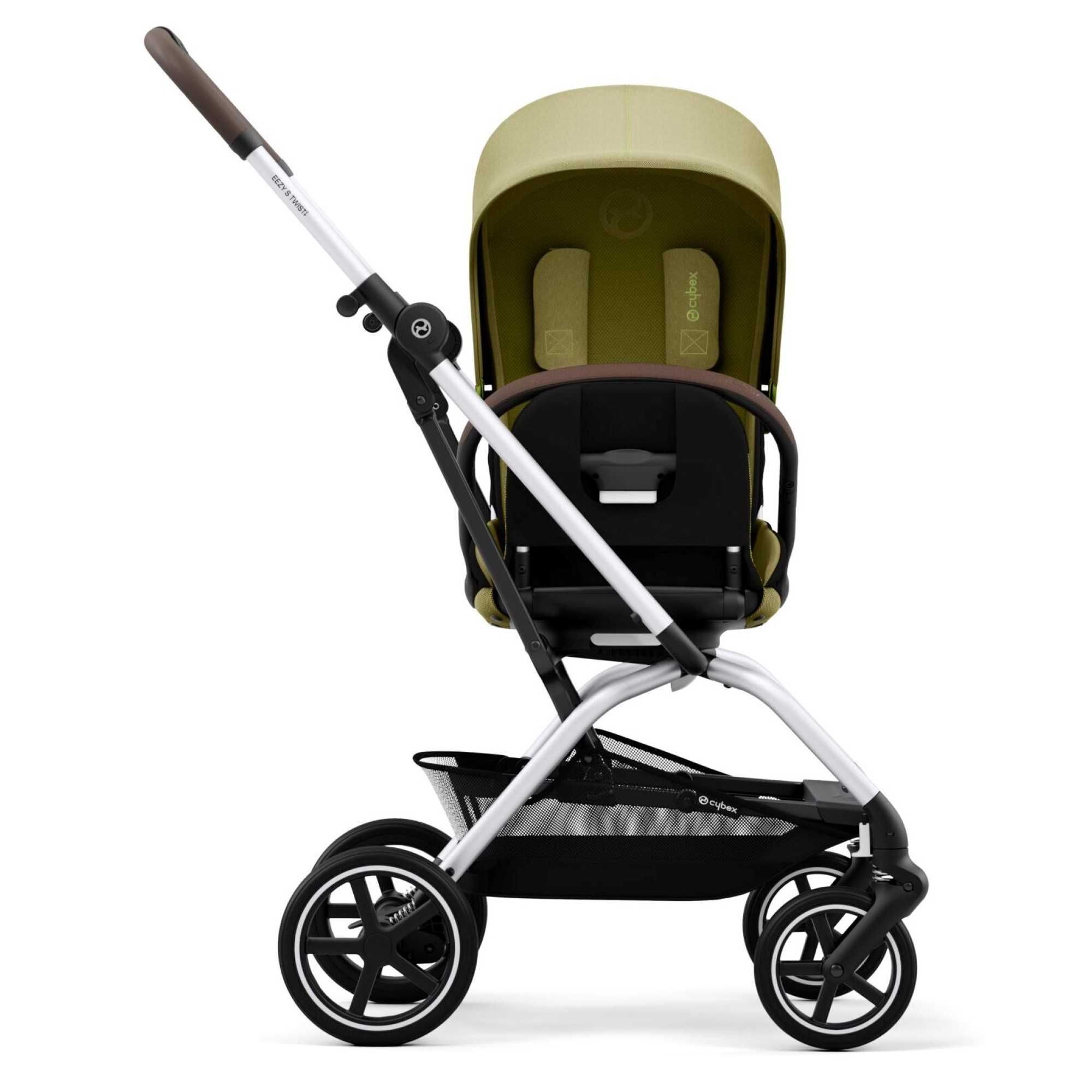 Cybex Eezy S Twist + 2 Wózek Spacerowy Obrotowy Slv Nature Green NOWE