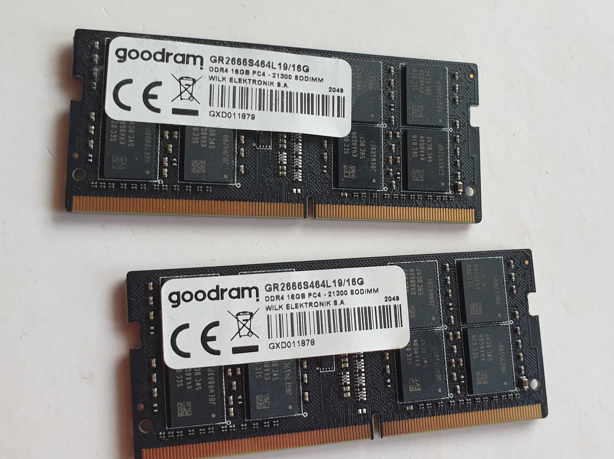 32.GB ram DDR4 do laptopa pc aio GR2666S464L19/16 pc4 kość pamięć16 x2