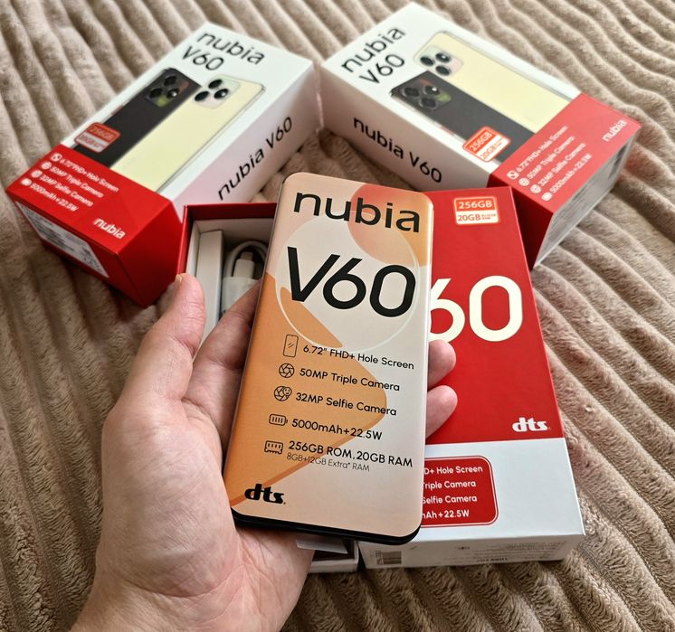 ‼️Смартфони ZTE Nubia V60 8/256Gb. NFC‼️GLOBAL/НОВІ/запаковані‼️