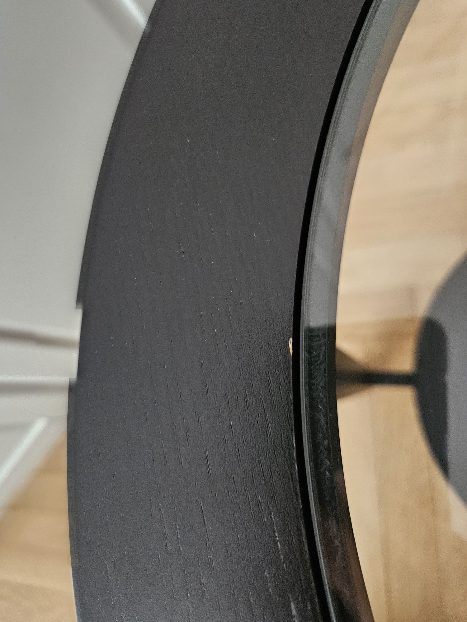 Stolik Ikea Malmsta fornir czarnobrąz