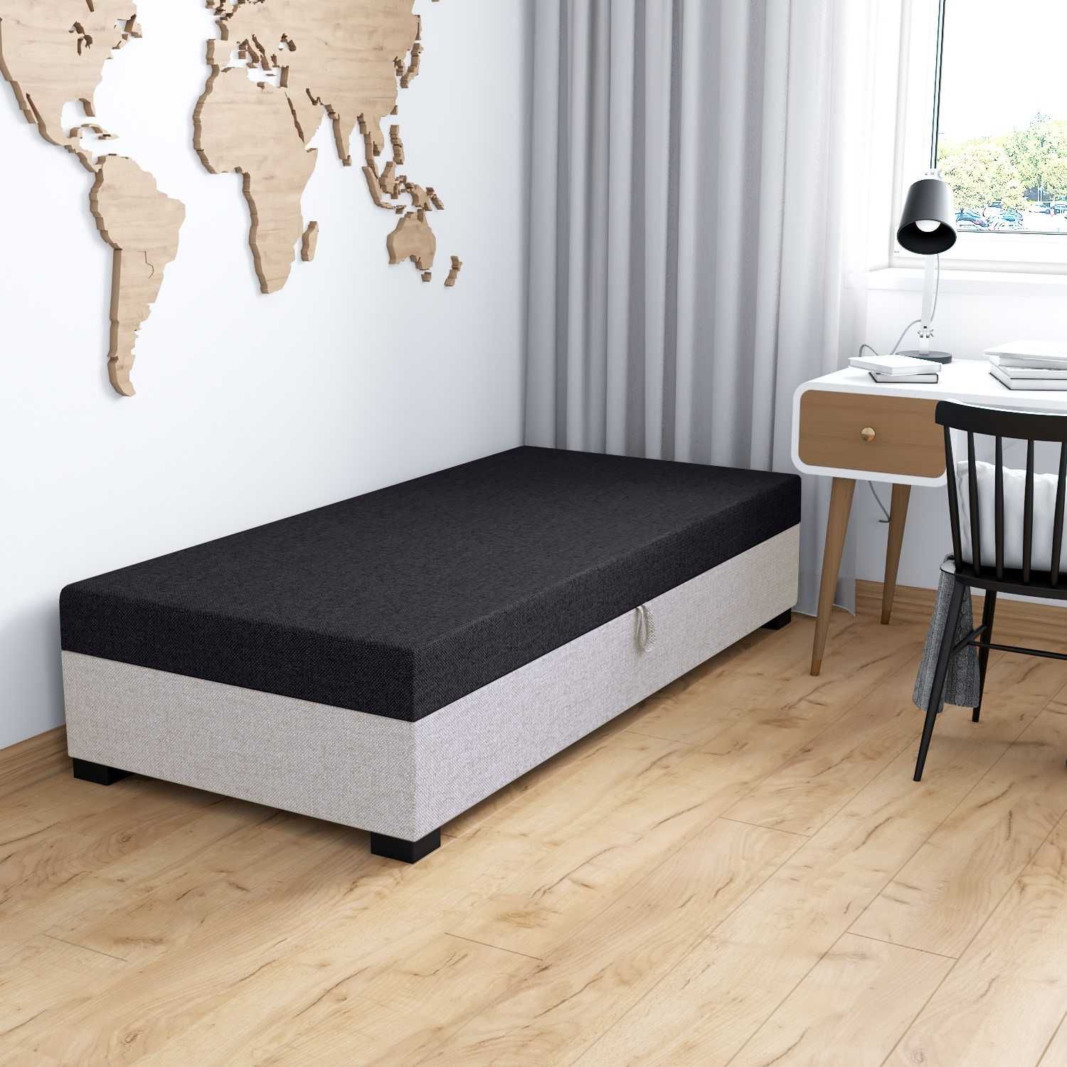 Łóżko z materacem Tapczan  jednoosobowy darmowa dostawa sofa wersalka