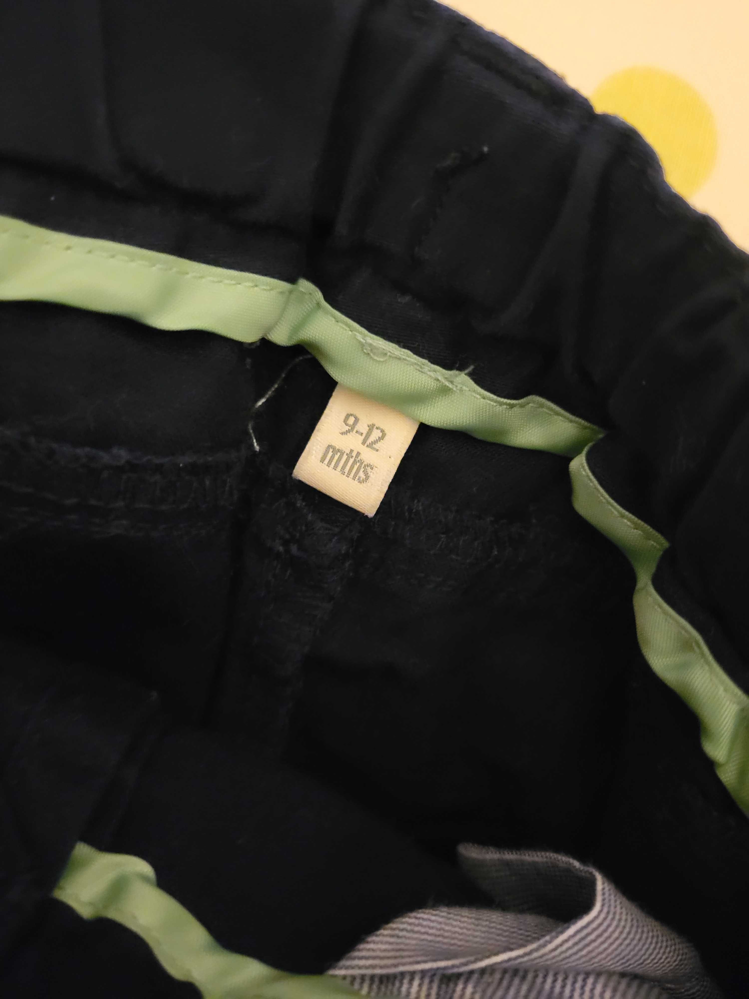 Spodnie r.80 chłopięce materiałowe wyjściowe eleganckie