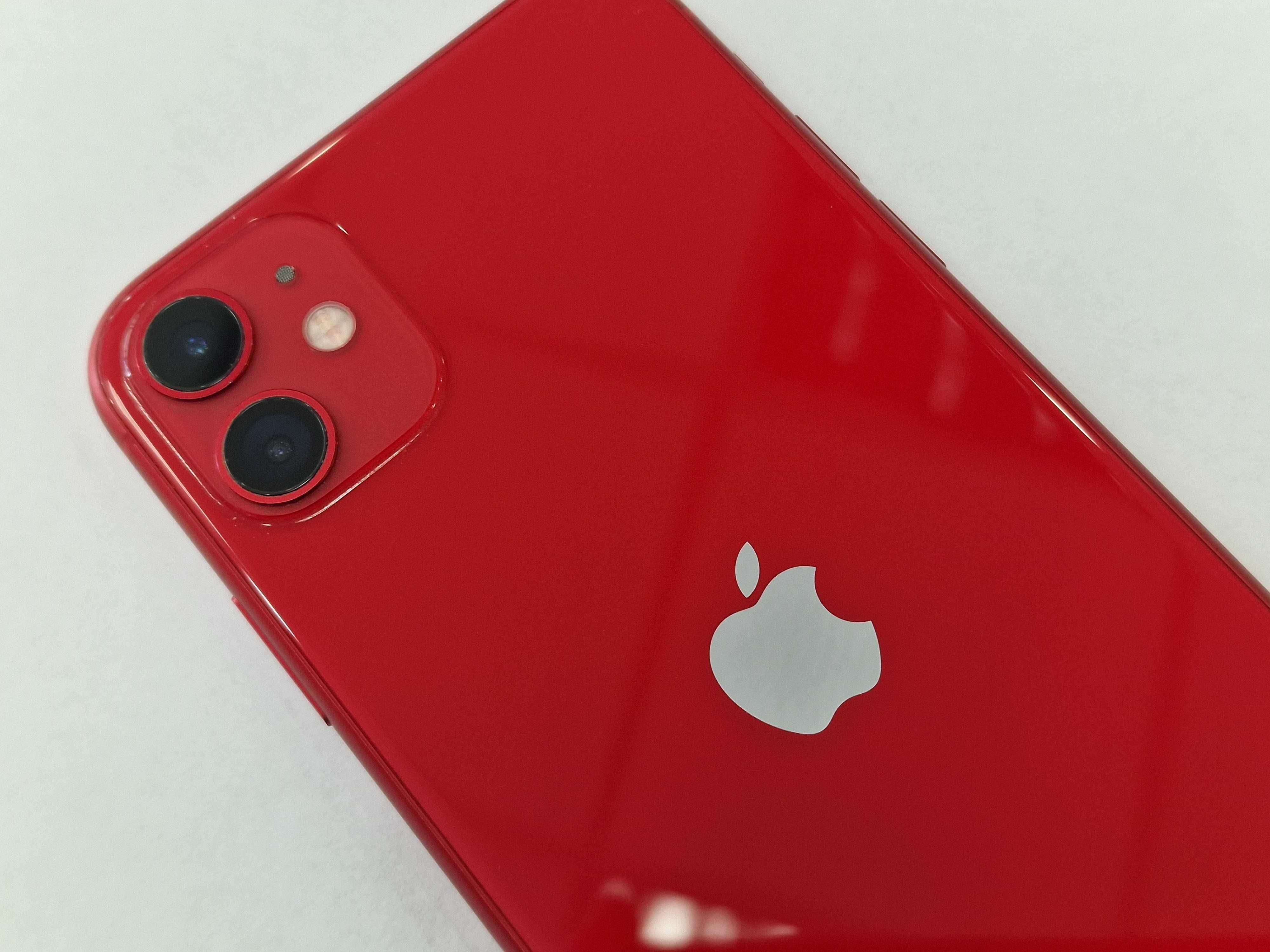 Iphone 11 128GB/ Red/ Czerwony/ BAT 87%/ Grade A/ Gwarancja