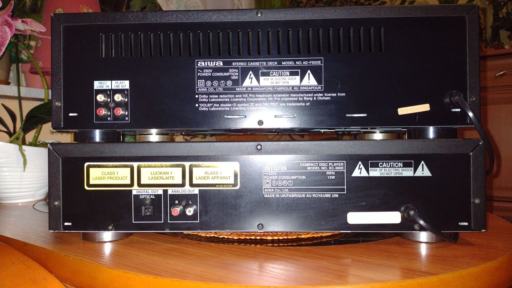 Wieża Aiwa AD F550, XC 300