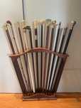 Conjunto de 12 bengalas elegantes com suporte