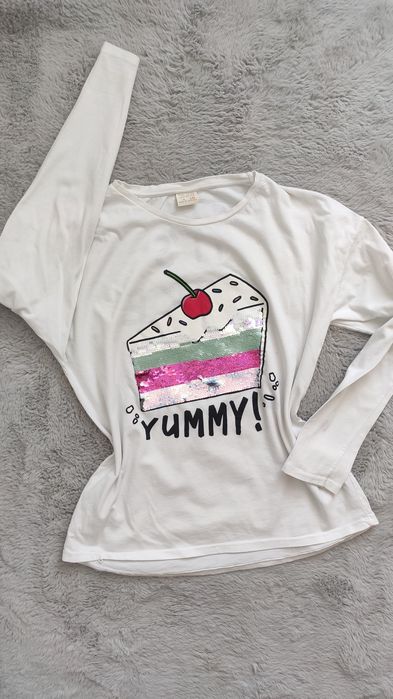 Zara bluzka tort cekiny