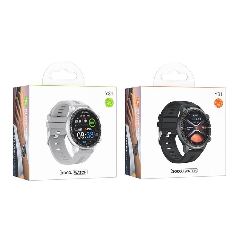 Smartwatch Hoco 1,46" TFT IP67 z funkcją rozmowy Y31 czarny