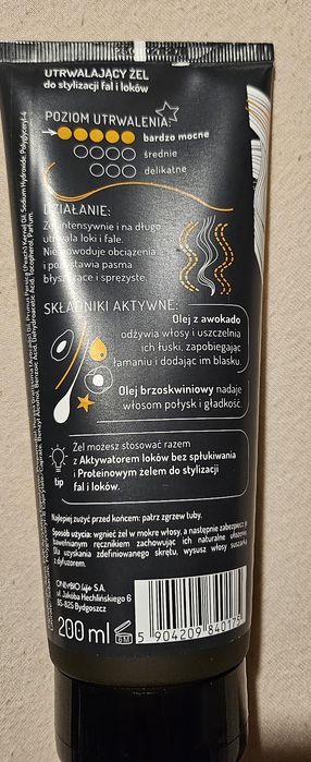 Żel utrwalających do loków