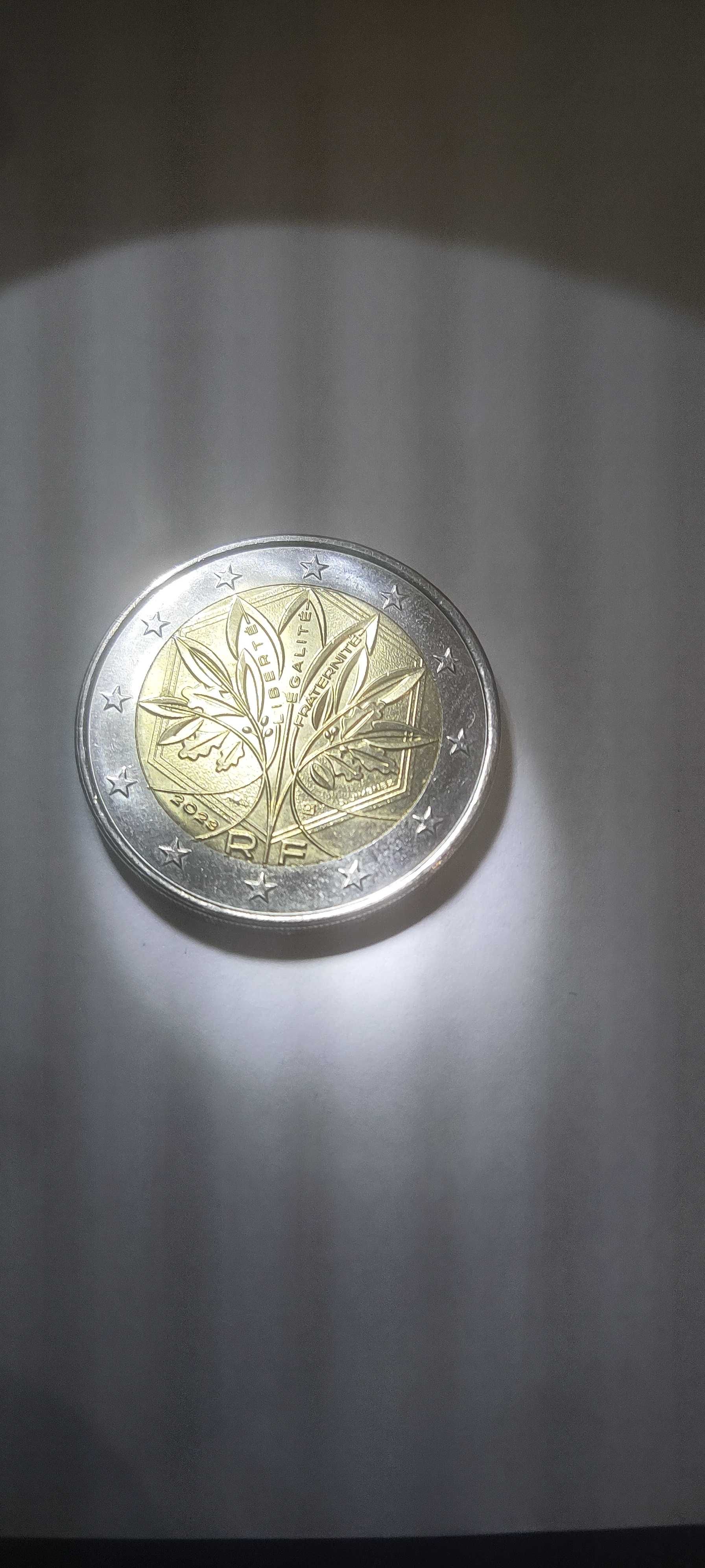 Moeda de 2 euros francesa de 2023