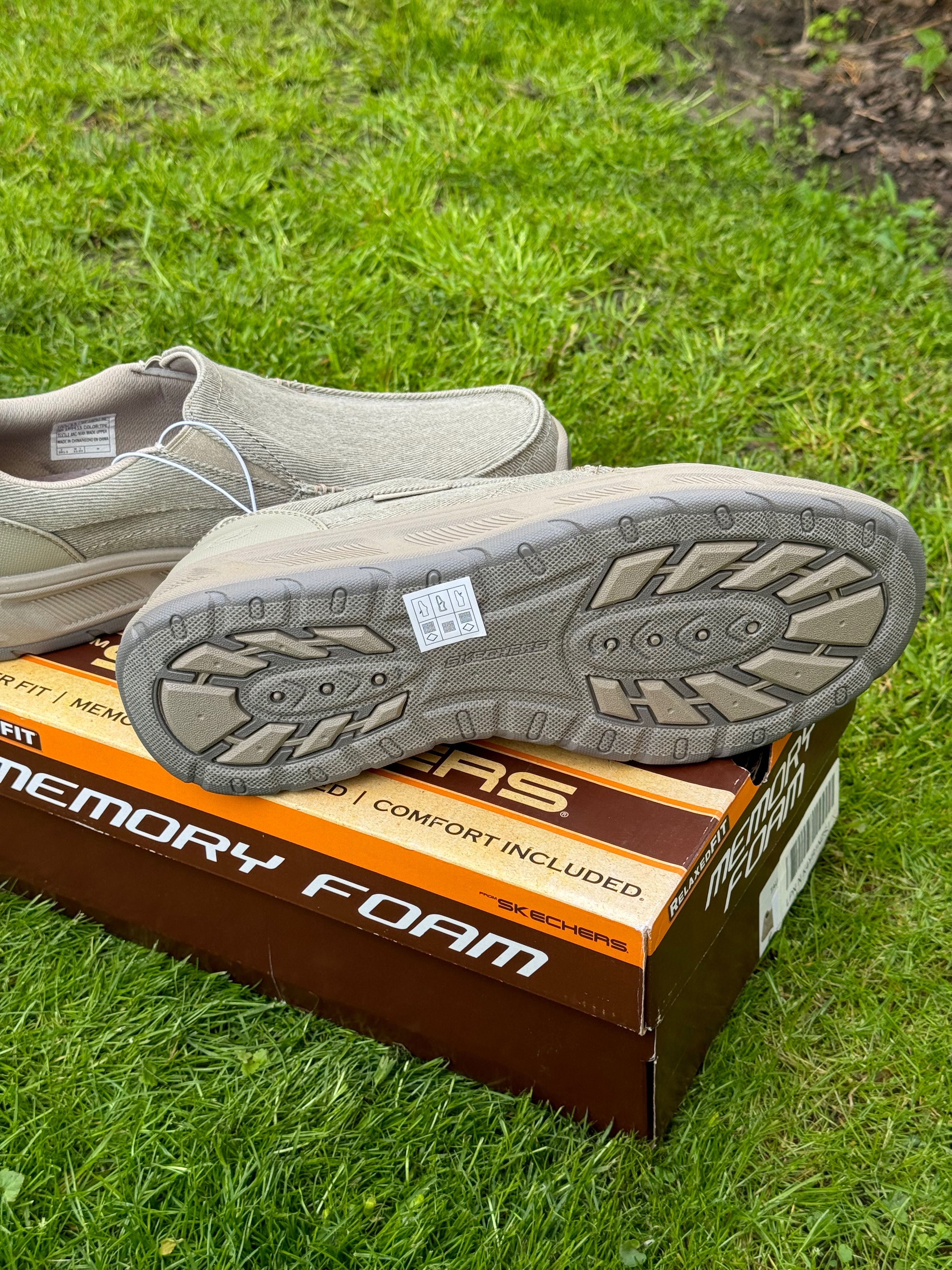 Чоловічі текстильні мокасини Skechers Relaxed Fit - 44 розмір