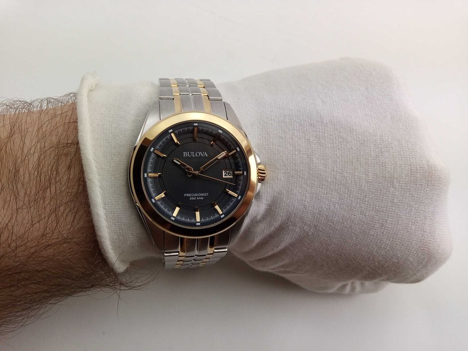 Мужские часы Bulova Precisionist 98B273, точность колебаний 262 кГц