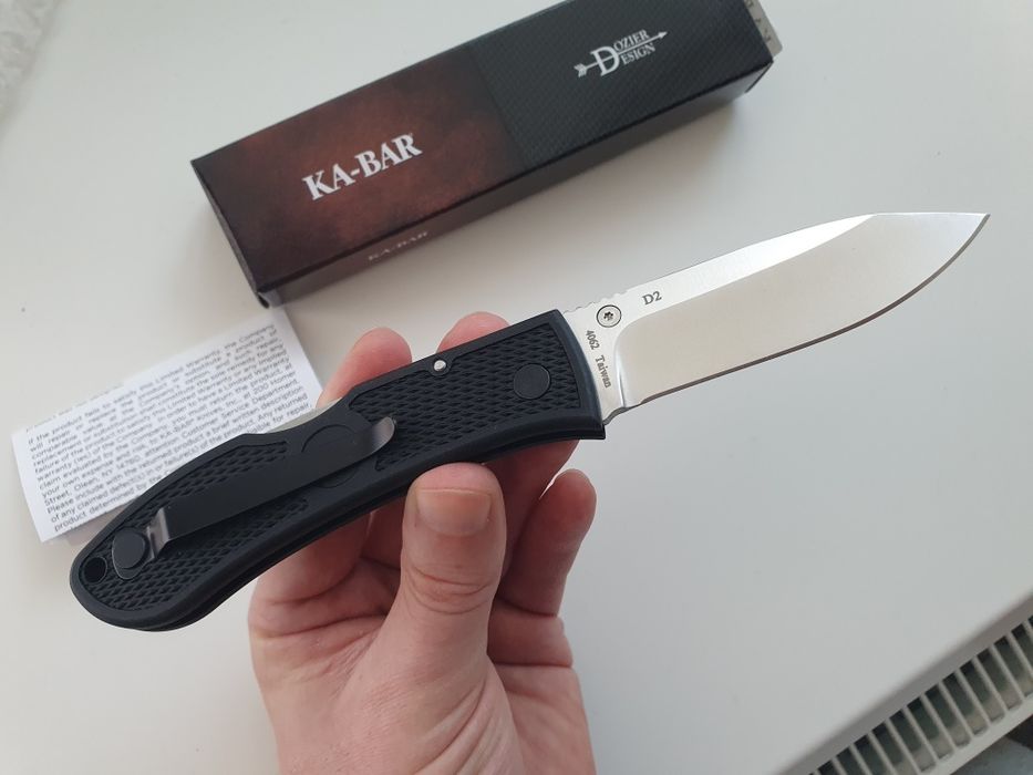 Складной нож Ka-Bar Dozier Folding Hunter 100% Оригінал!