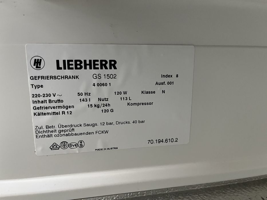 Zamrażarka Liebherr 85cm |12msc |Dobry stan |Dowóz