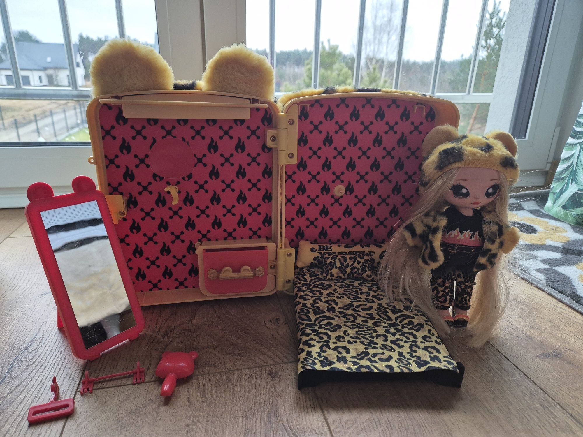 Lalka nanana surprise jaguar plecak 3w1 sypialnia glamour