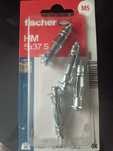 Kołki stalowe do płyt g-k Fischer HM 5 x 37 mm 4 szt.
