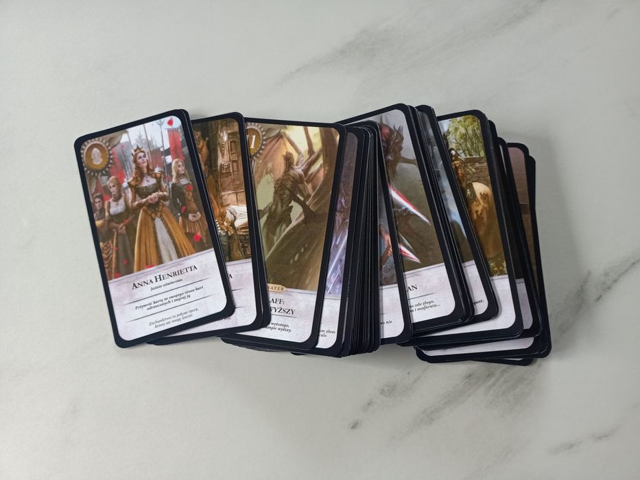 Wiedźmin 3 gwint talia Toussaint 90 kart talia fanowska