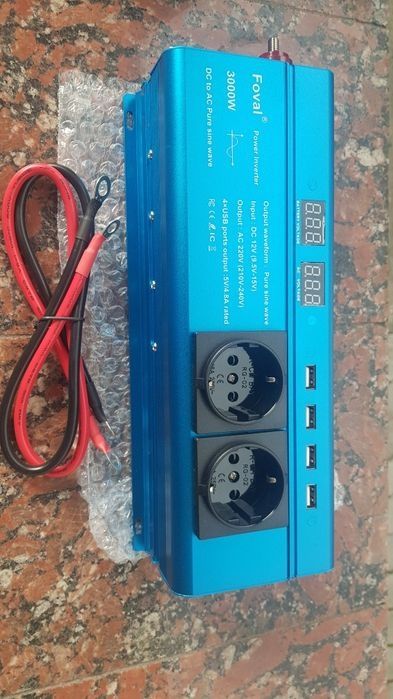 Інвертор  Foval 3000w   з чистою синусоїдою