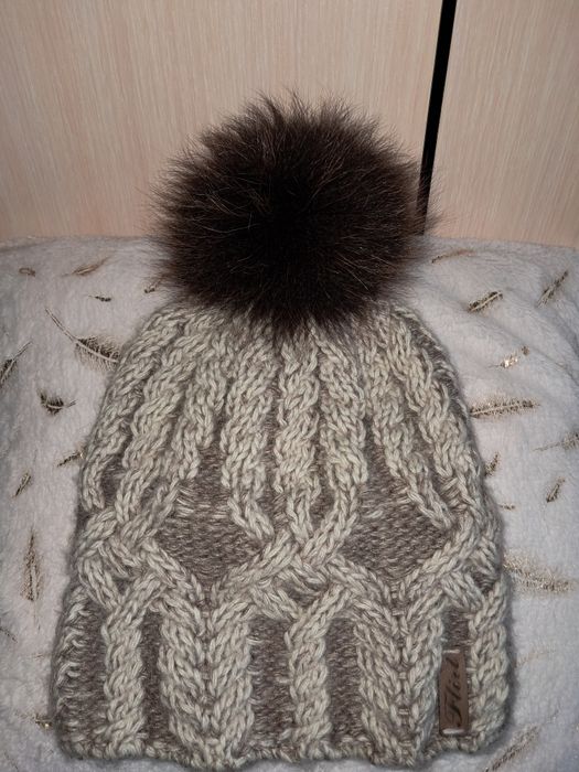 Шапка зима фліс для дівчинки