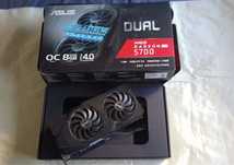 Відеокарта Asus dual rx5700 8gb