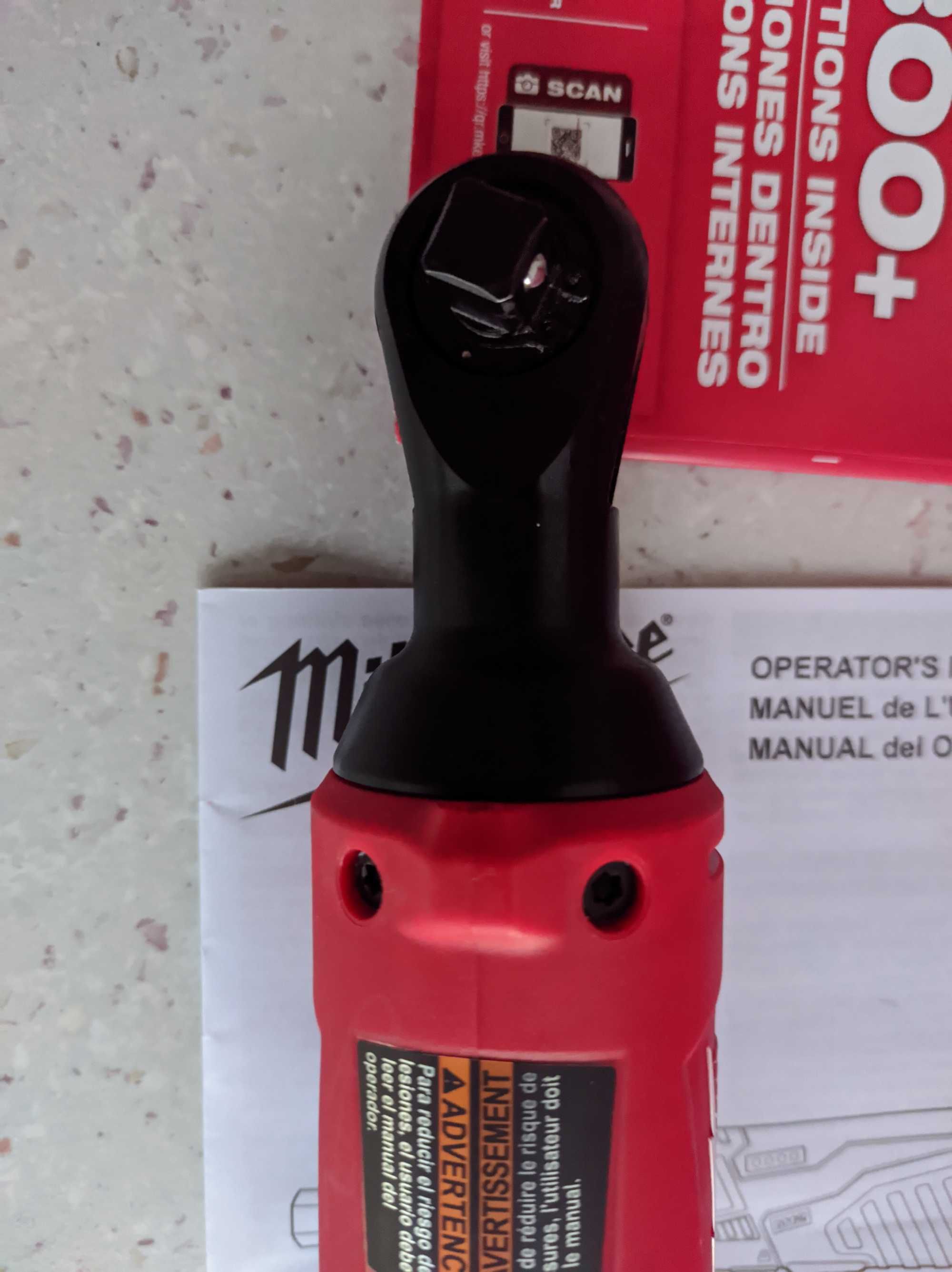 Аккумуляторная угловая трещетка 3/8" Milwaukee M12 2457-20 (M12IR-0)