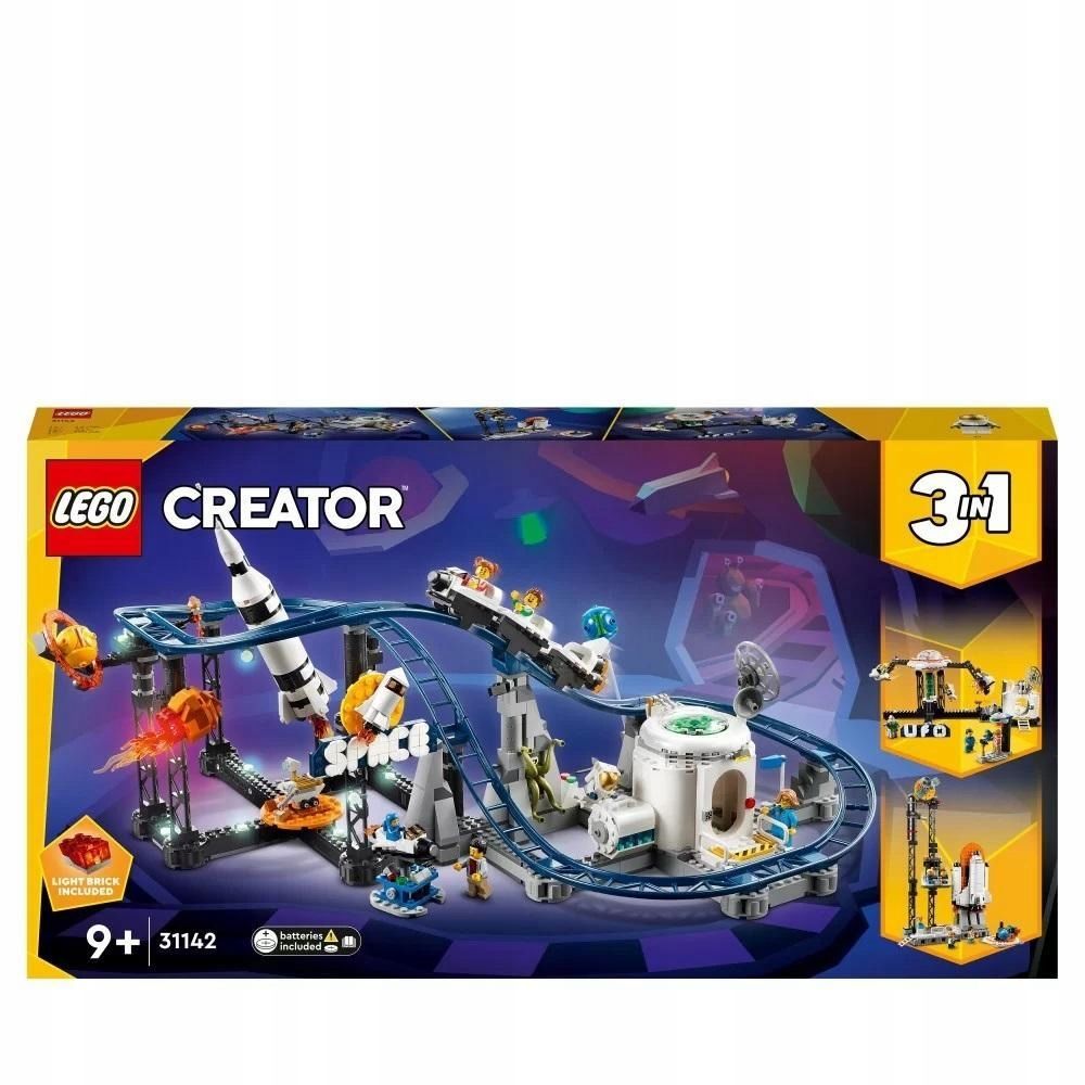 Lego Creator 31142 Kosmiczna Kolejka Górska 3w1