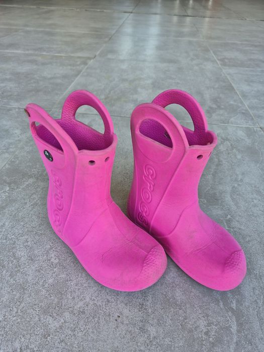 Kalosze dziewczęce rozowe c11 28-29 crocs