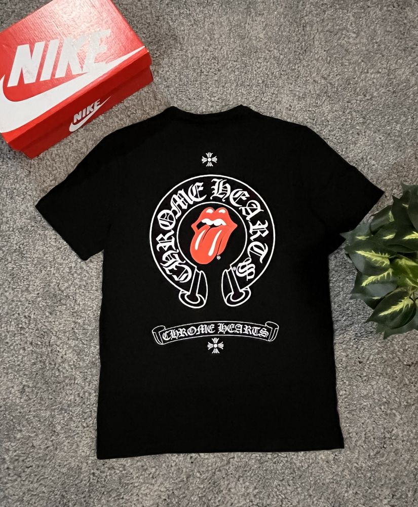 Футболка Chrome Hearts / Футболка Хром Хартс / Чорна футболка
