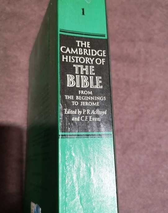 Biblistyka- Cambridge history of the Bible, vol.  1, do Hieronima.