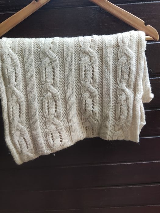 Szal komin spódnica gruby wzór