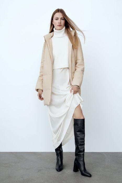 Срочно! Последняя цена! Стильная, новая теплая курточка Zara. Размер S