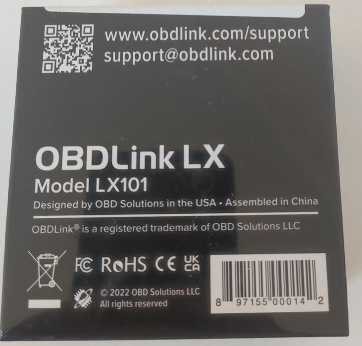 Адаптер, діагностичний сканер  OBDlink lx + подовжувач,новий.